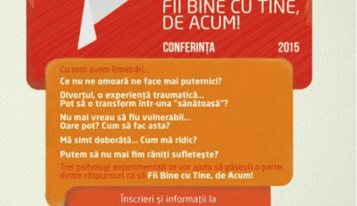 Fii Bine cu Tine, de Acum! – octombrie 2015
